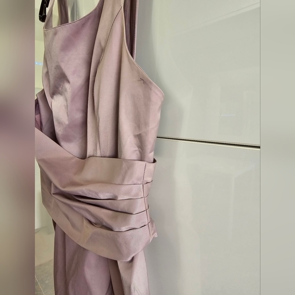 Vintage Taffeta Pierre Cardin Violet Dress - Picture 4 of 9